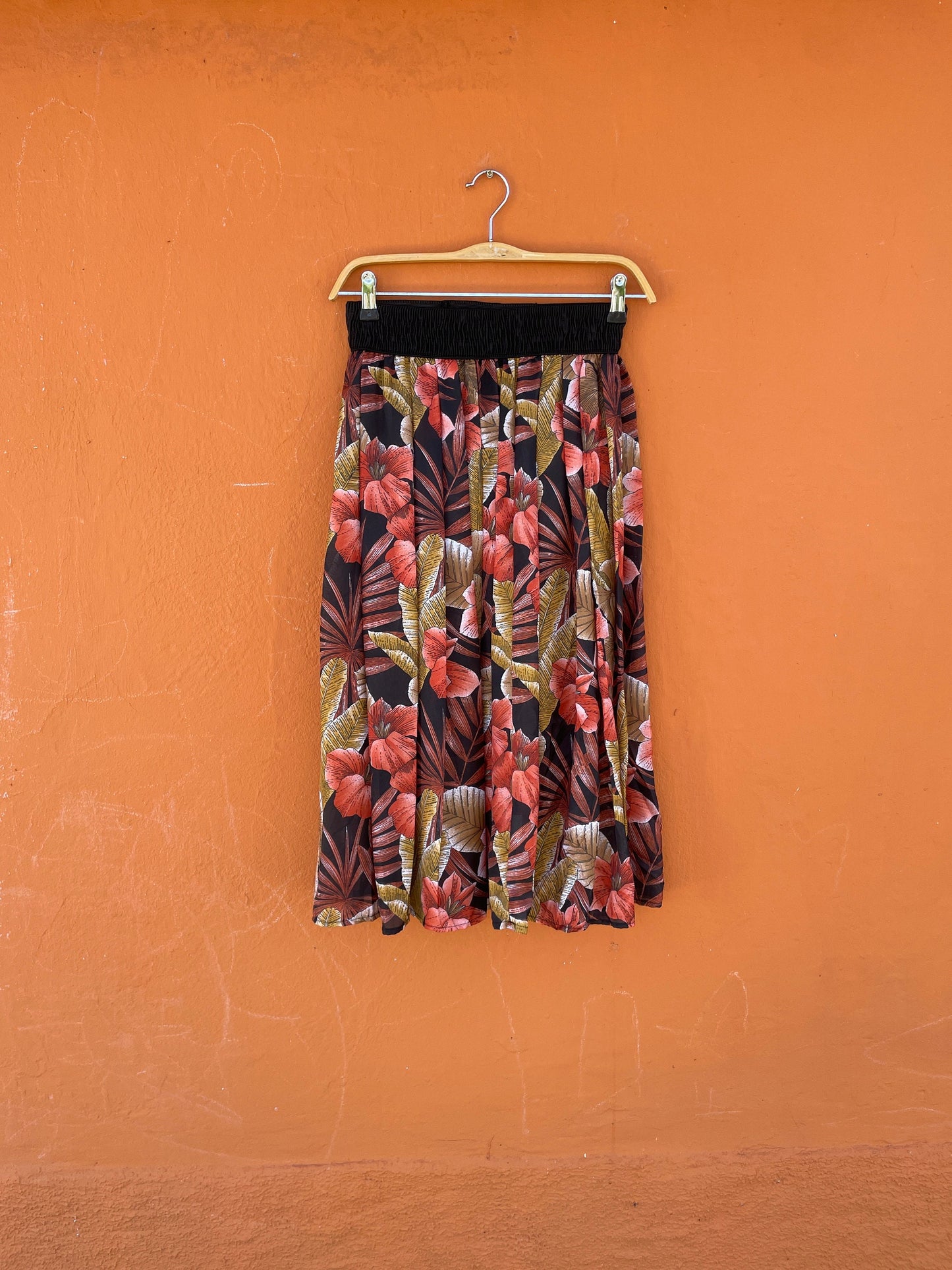 Retro Floral Women's Skirt — additional view 7