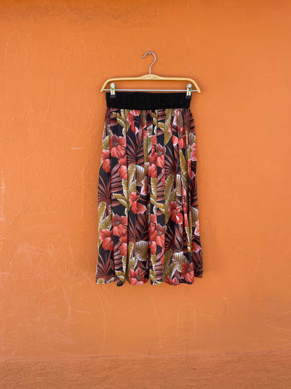 Retro Floral Women's Skirt — additional view 7