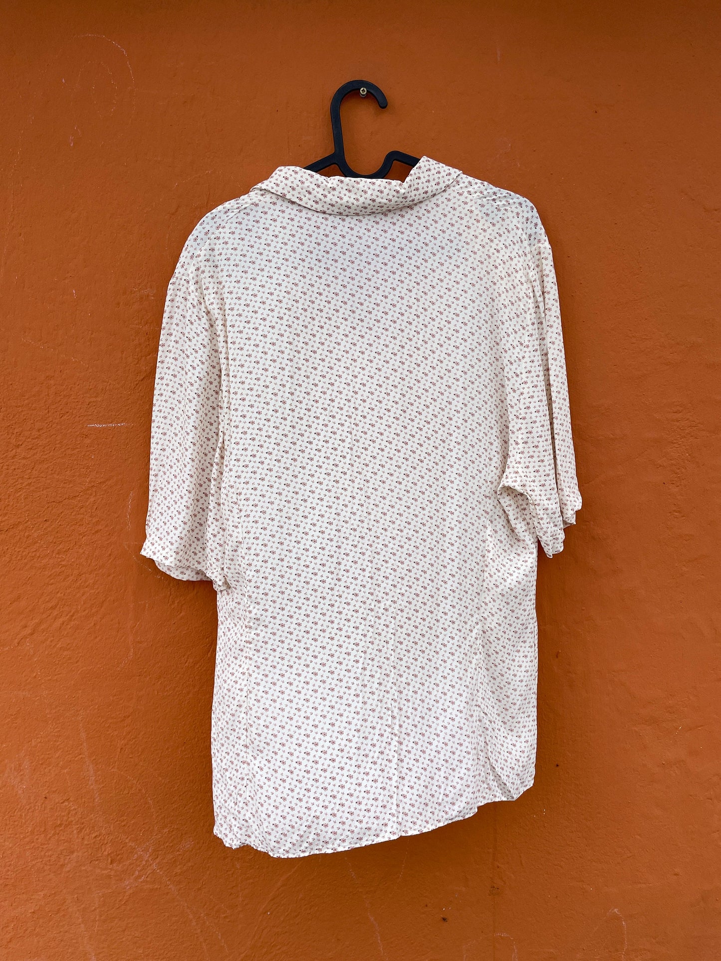 Vintage Women's Floral Button-Up Shirt, Light Cottagecore Aesthetic top, Perfect summer wear, Feminine vintage clothing