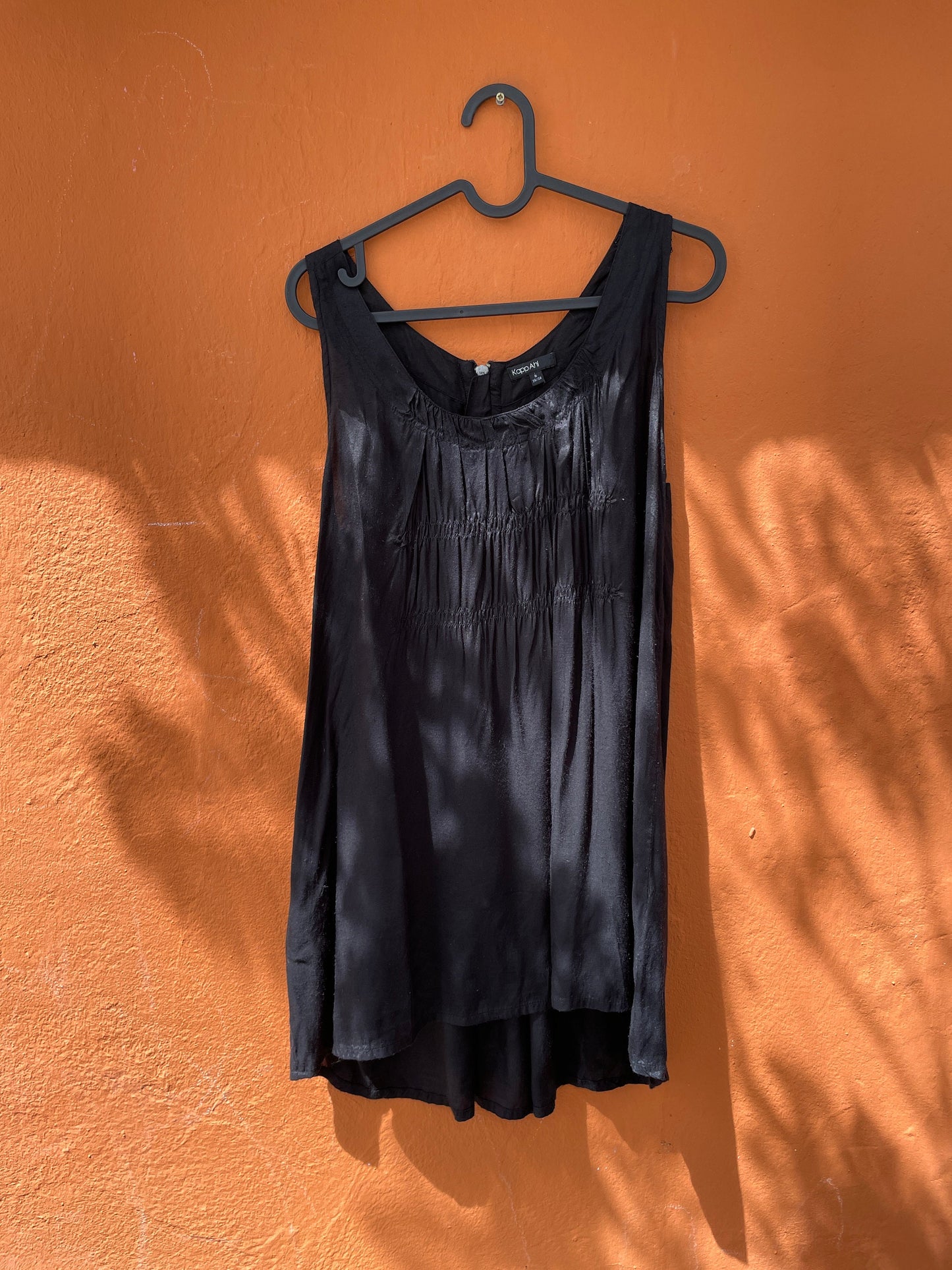 Lightweight Black Camisole Tunic for Women, Tag Size S, Perfect Summer Top