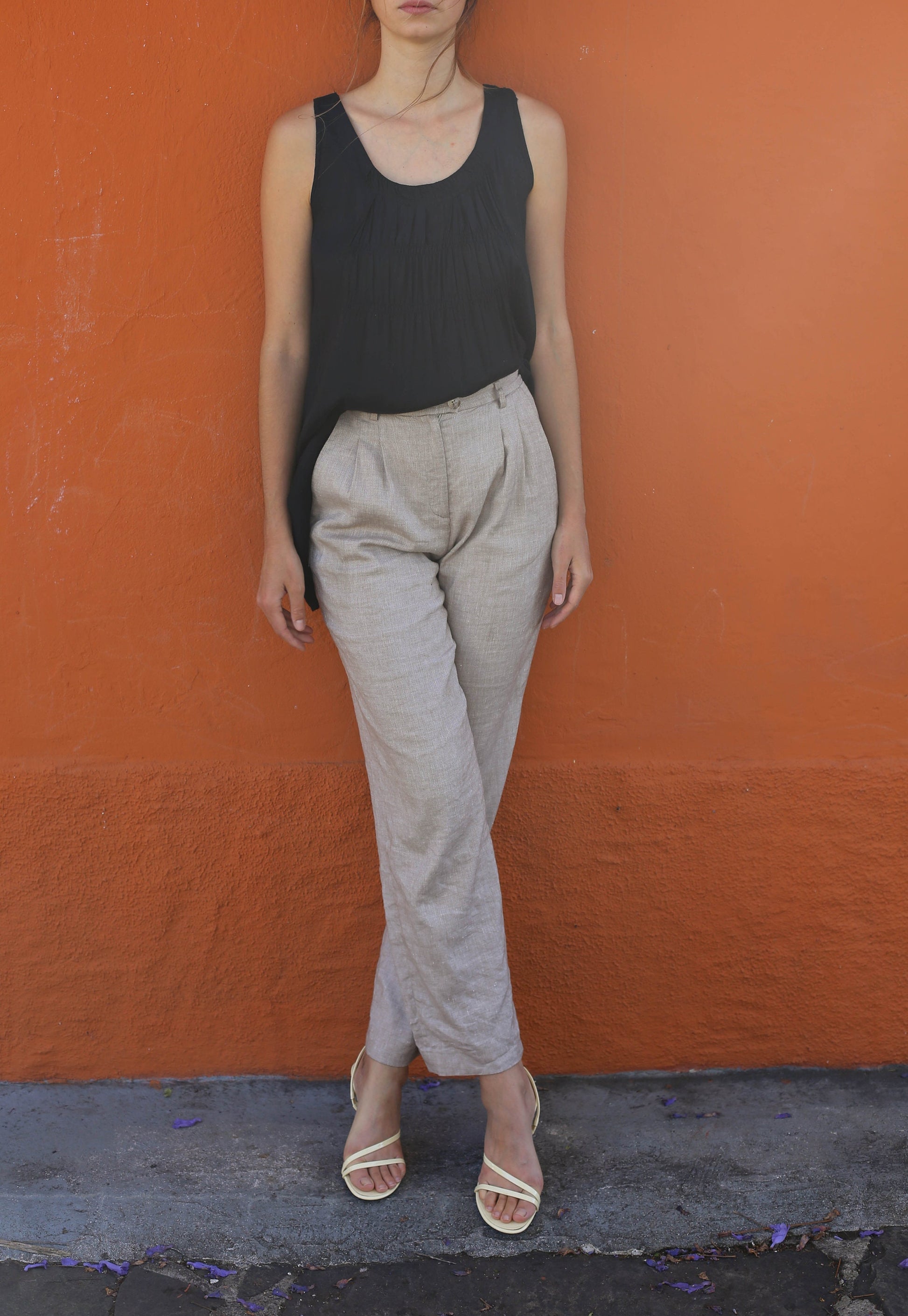 Lightweight Black Camisole Tunic for Women, Tag Size S, Perfect Summer Top