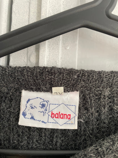 Dark Academia Ash Grey Wool Blend Pullover — additional view 8