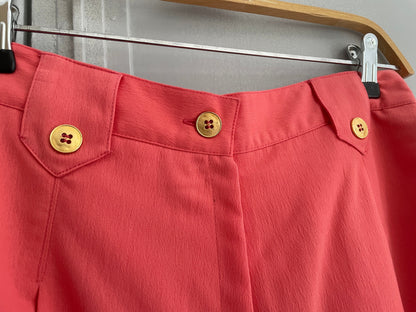 Vintage Pink Charlot Shorts, 70s Elegance — additional view 9