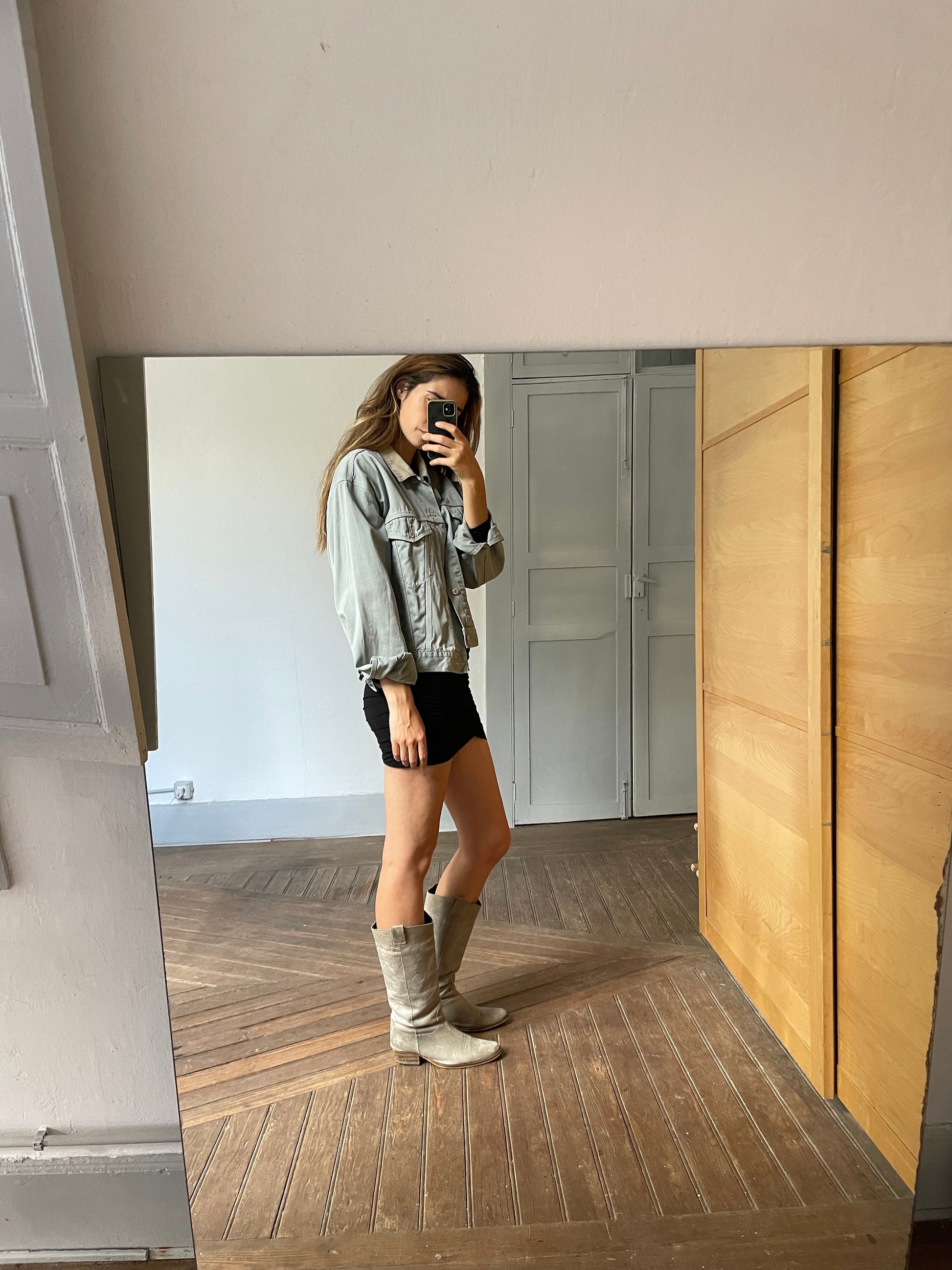 Levi's Light grey jean jacket, Men's M denim coat