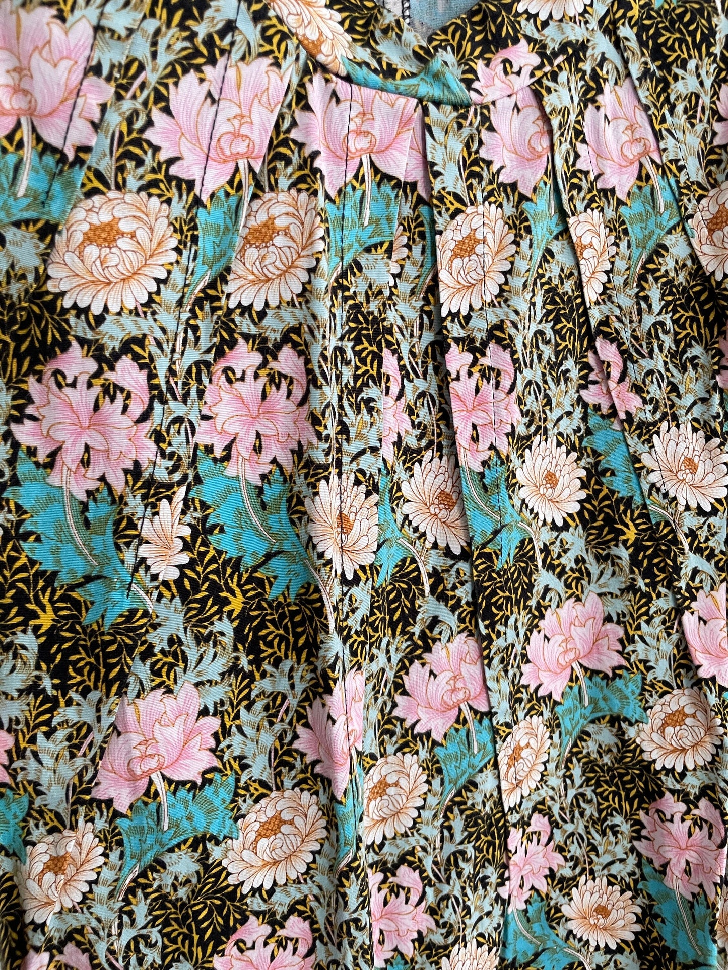 Vintage Almatrichi floral pencil dress, Floral short summer dress, Cute tight pencil dress