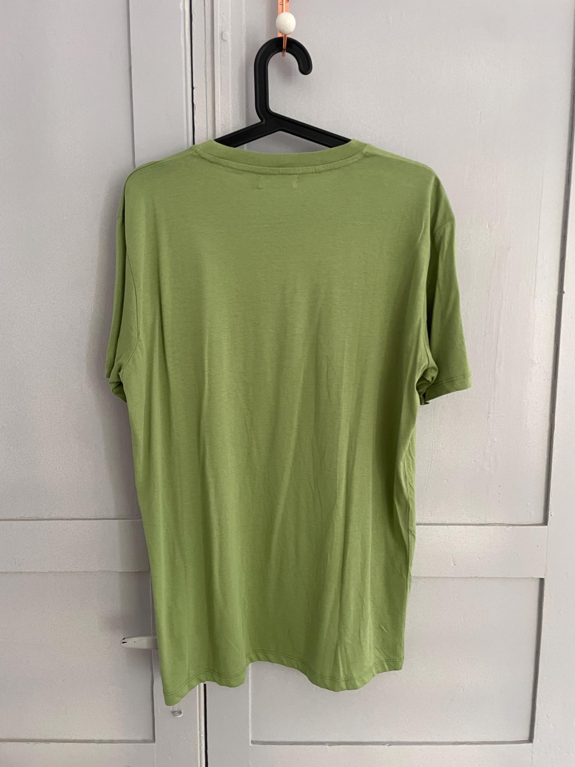 Vintage Green Cotton Men's T-Shirt — additional view 6