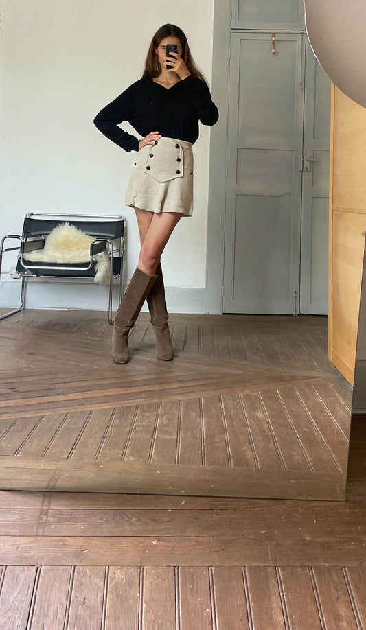 Dark academia Super soft wool v neck sweater, Vintage Pedro del Hierro merino wool jumper, Spanish designer brand black Men's wear, knitwear