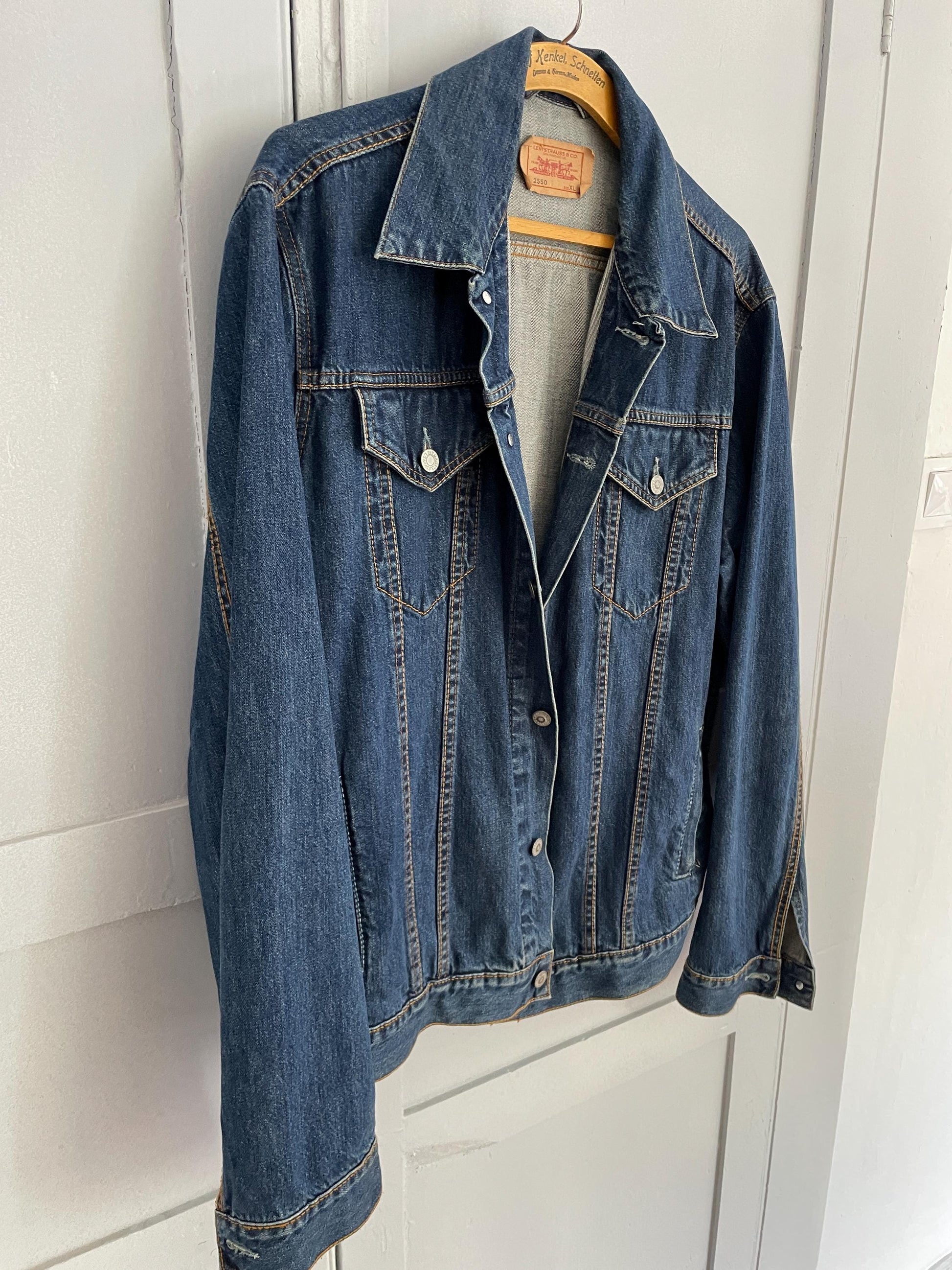 Levi's Light grey jean jacket, Men's M denim coat