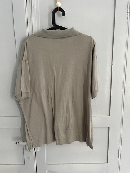 Vintage Cerruti 1881 Grey Polo Shirt — additional view 7