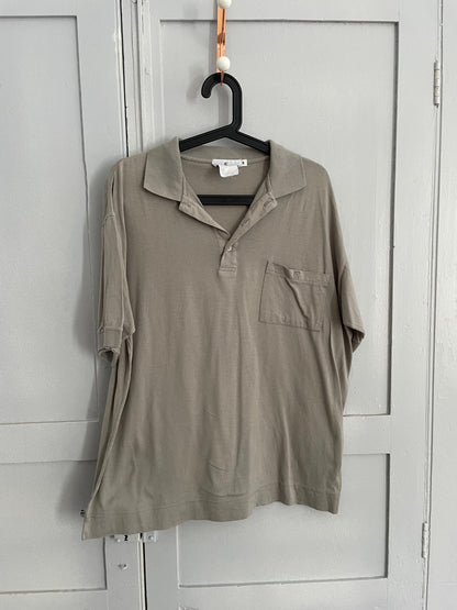 Vintage Cerruti 1881 Grey Polo Shirt — additional view 10