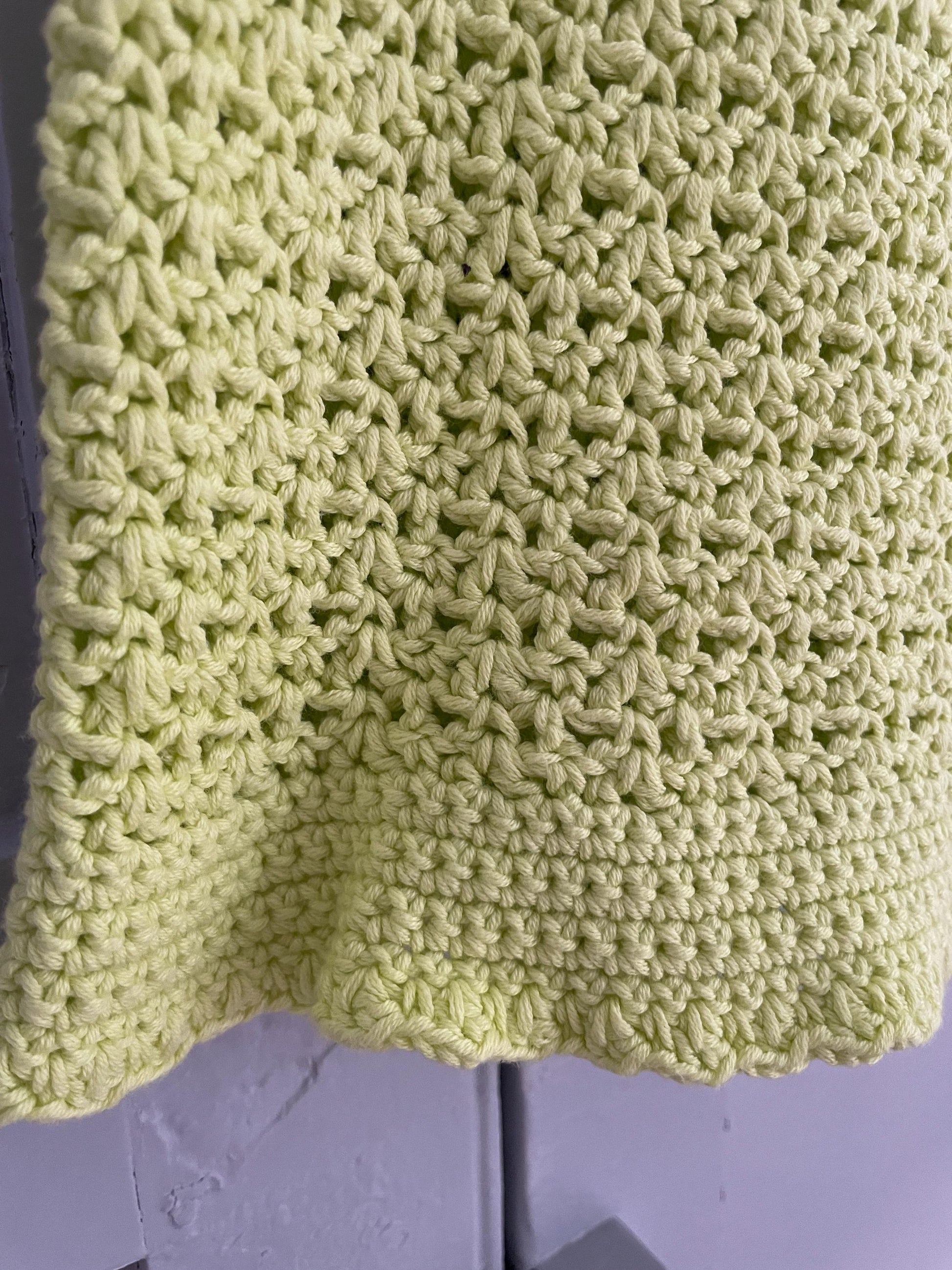 Handmade crochet summer pareo, Bikini beach wear, Lime green hand crocheted wrap skirt, Unique knit beach outfit