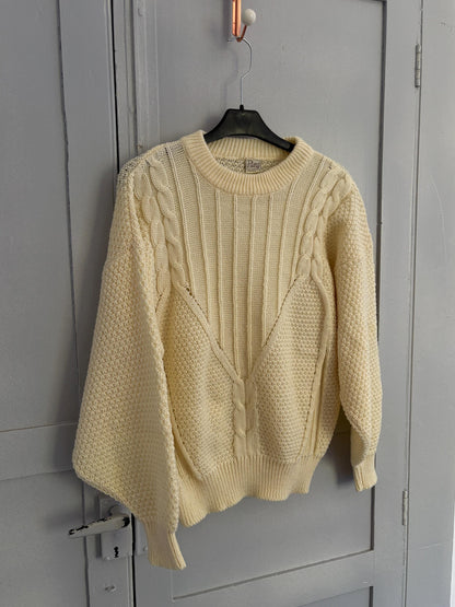 Vintage Ivory 80s Christmas Sweater — additional view 7