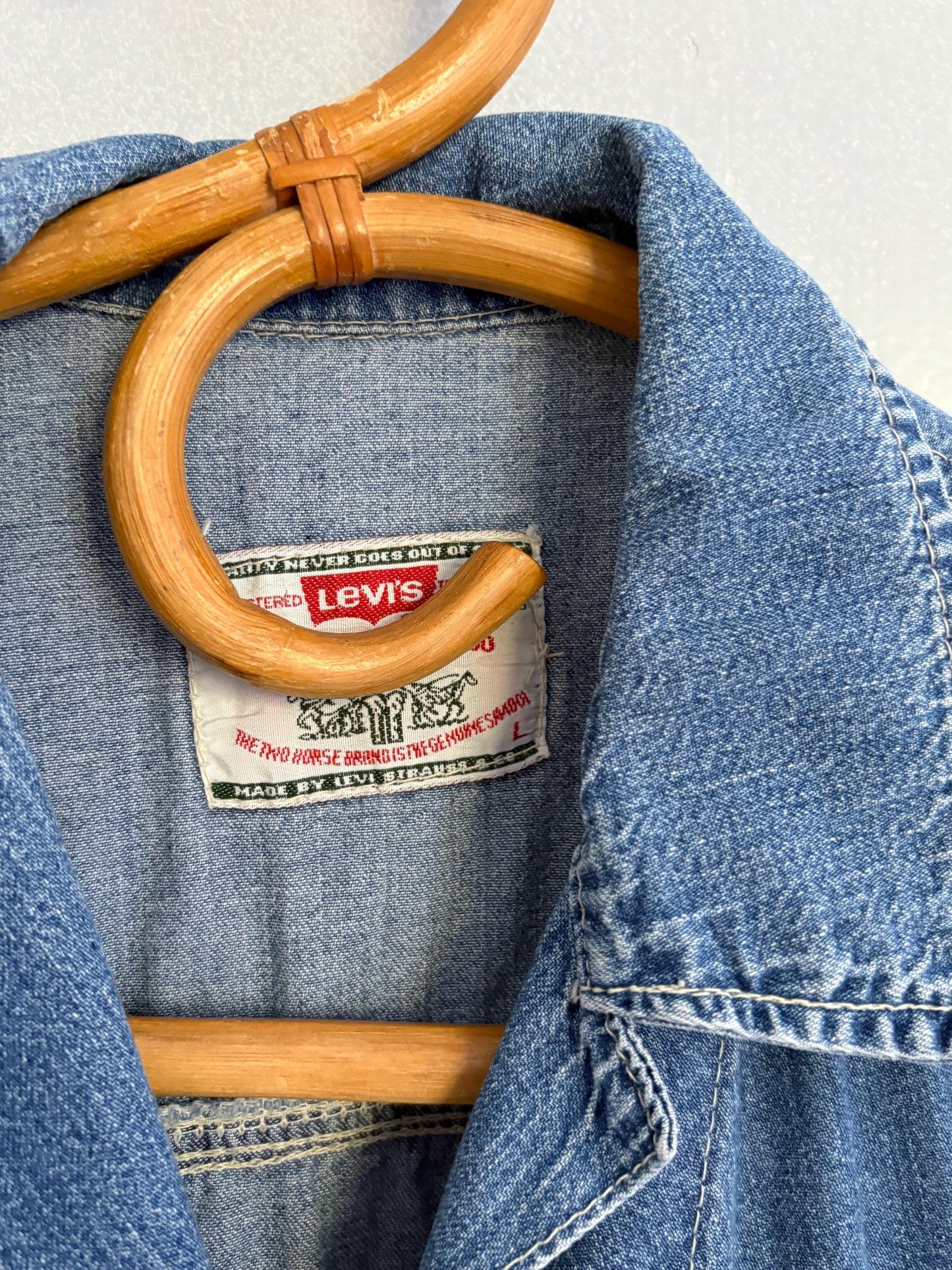 Levi's Blue Minimalist Style, Basic sleeveless Jeans dress, M