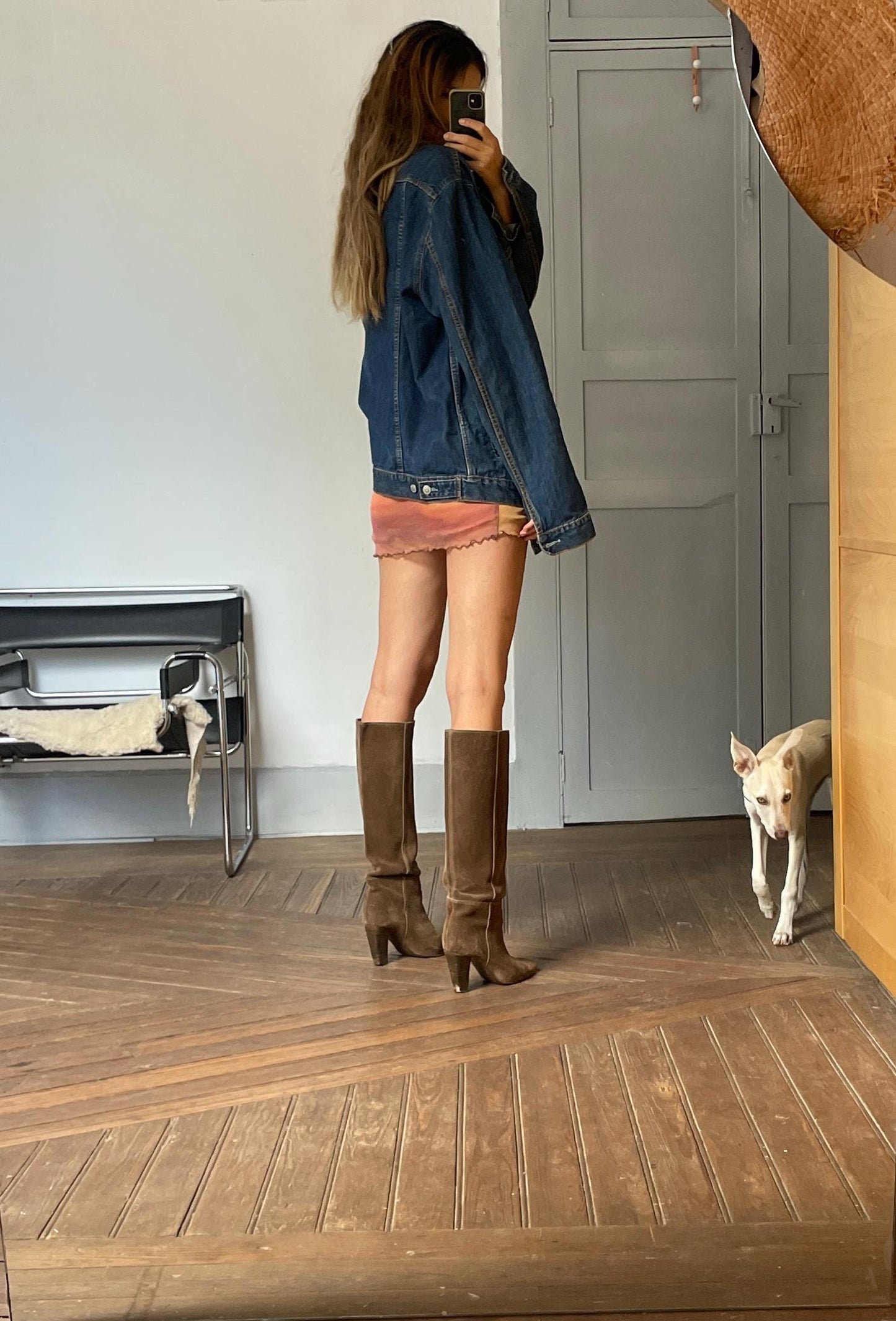 Levi's Light grey jean jacket, Men's M denim coat