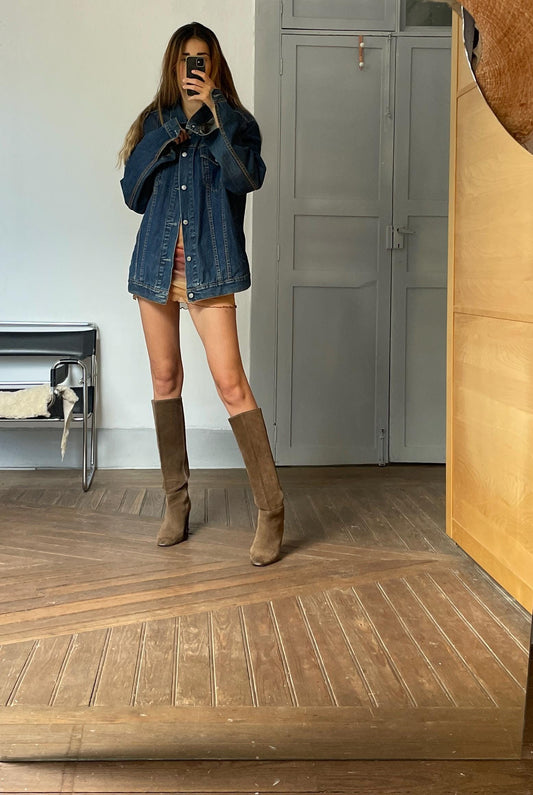 Levi's Light grey jean jacket, Men's M denim coat