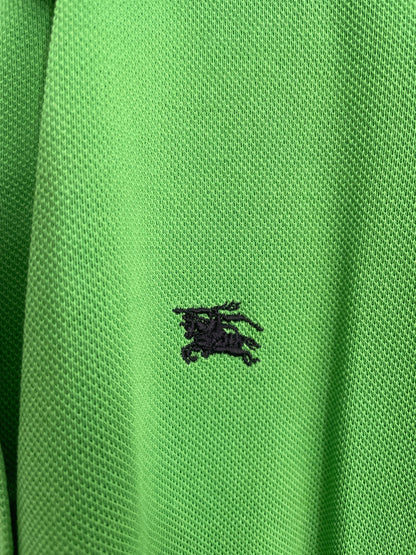 Vintage Burberrys Green Short Sleeve Polo Blouse — additional view 7