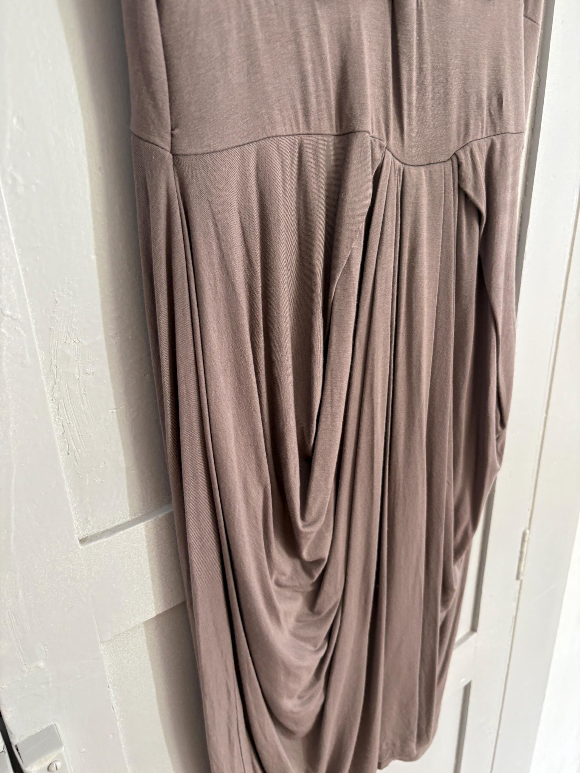 Vintage grey midi Dress, Sleeveless sexy Slip Dress, Minimalist Boho Style, Comfortable summer dress