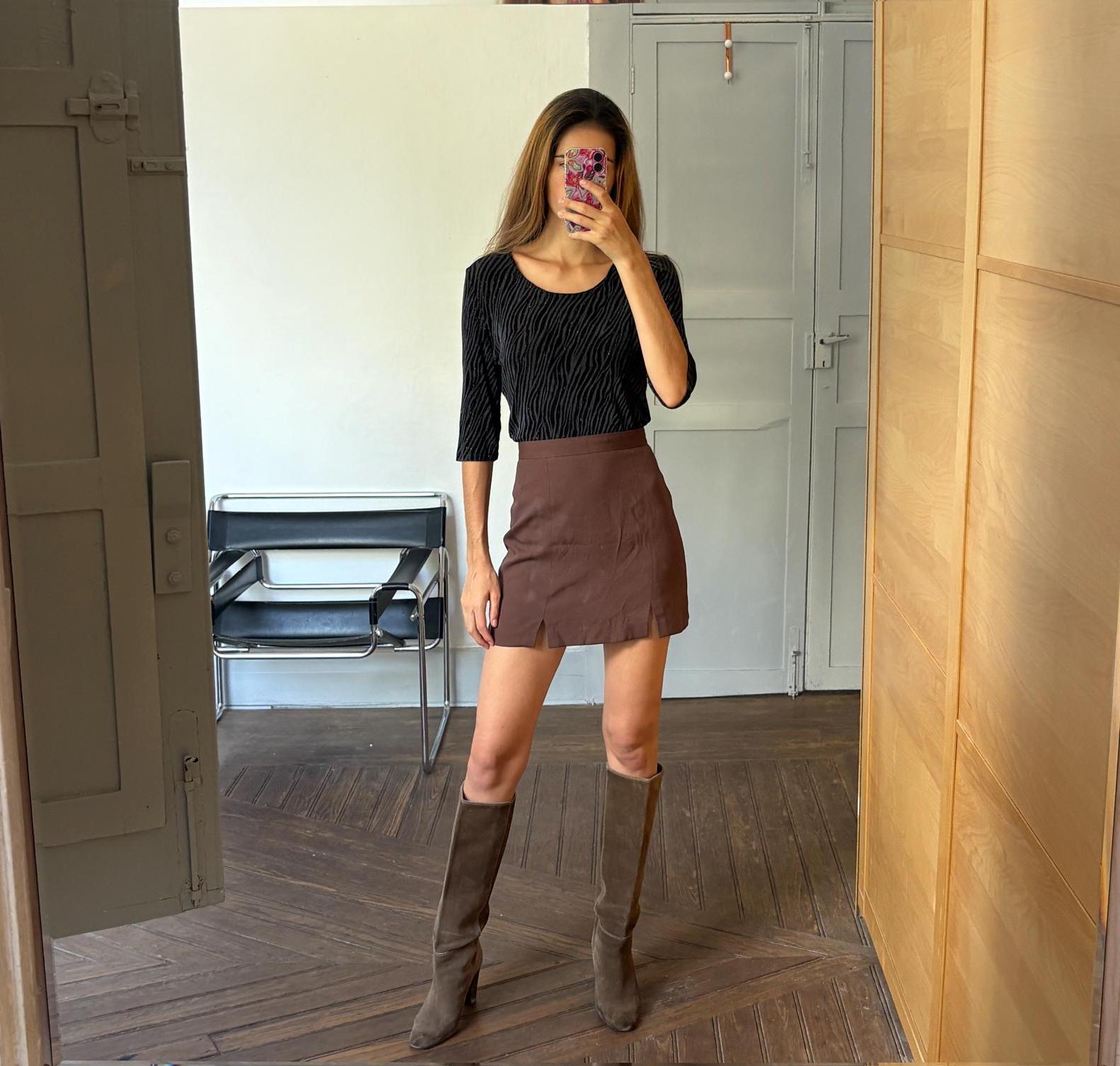 Vintage black zebra embellished women's shirt, 80s retro printed shirt, Black glitter top