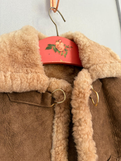 Vintage Leather Kids Lammy Coat — additional view 10