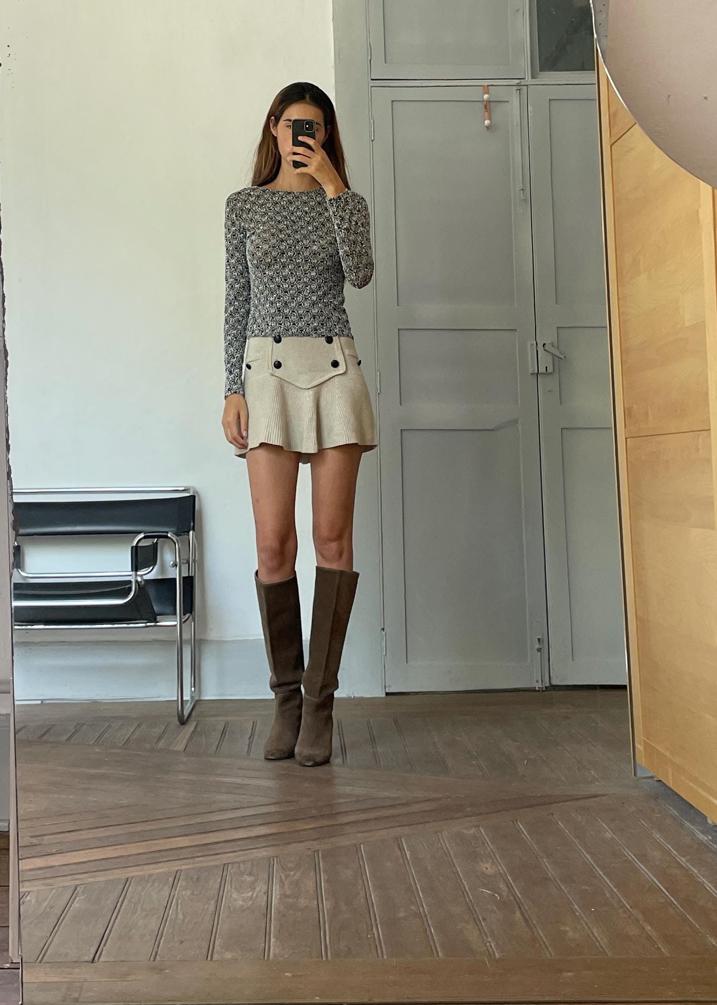 Vintage black and white tee, Y2K long sleeve shirt, Retro woman clothing