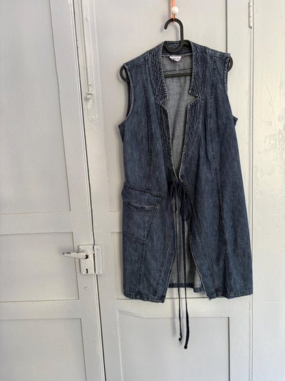 Vintage Max & Co. Denim Wrap Dress — additional view 7