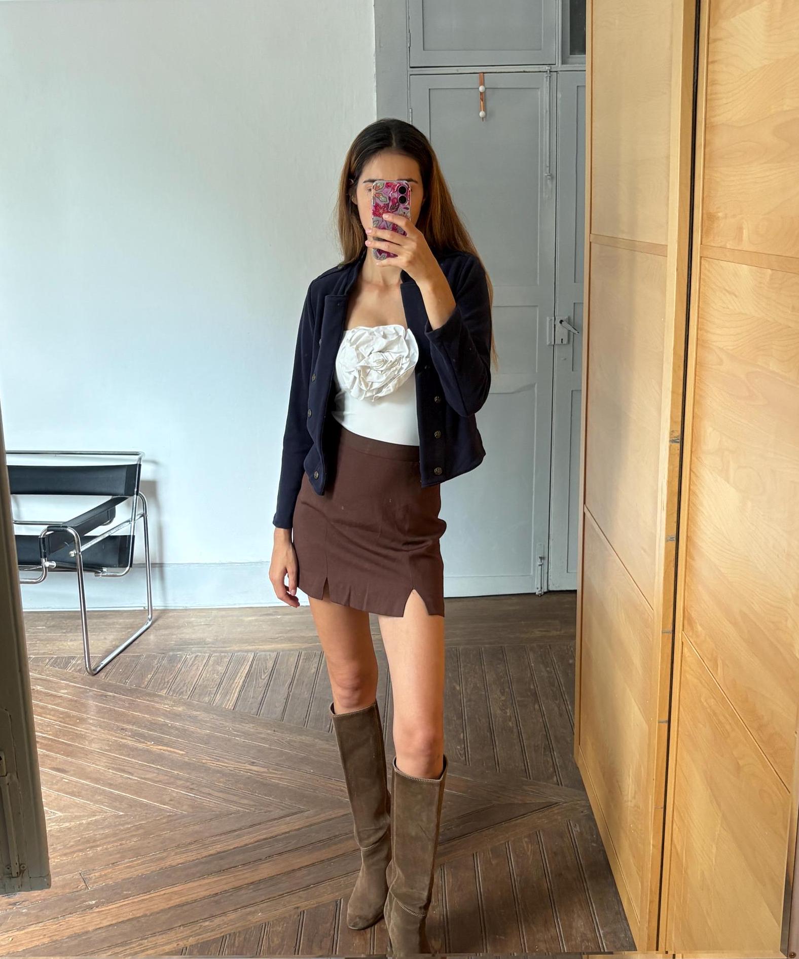 Classic Polo by Ralph Lauren navy blue classic cardigan, Short elegant cotton jacket, Designer clothing, Fall collection, XS - S