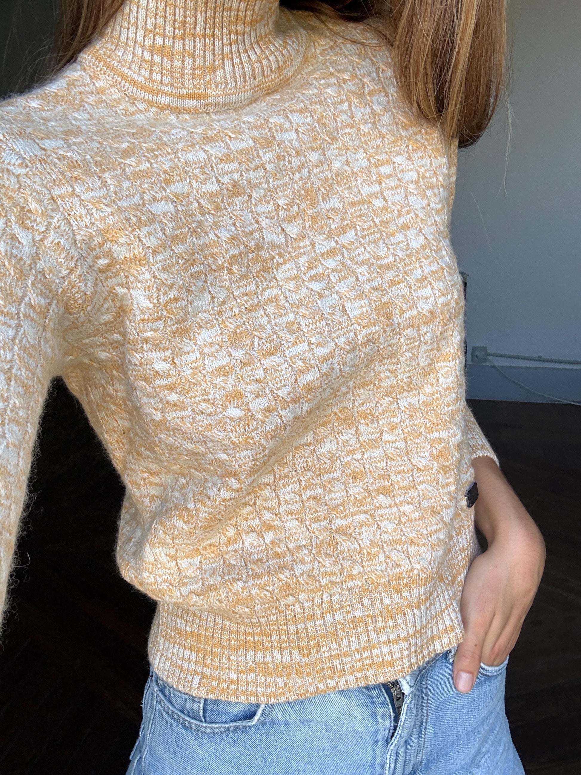 Ragman Authetic vintage wool blend pullover.