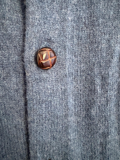 Blue Wool Vintage Luxe Cardigan — additional view 8