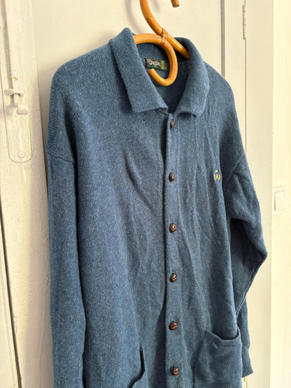 Blue Wool Vintage Luxe Cardigan — additional view 7