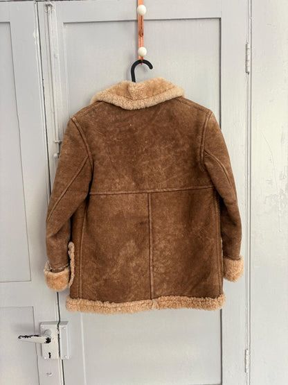 Vintage Leather Kids Lammy Coat — additional view 6