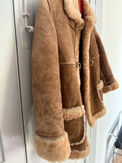 Vintage Leather Kids Lammy Coat — additional view 9