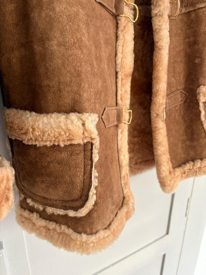 Vintage Leather Kids Lammy Coat — additional view 8