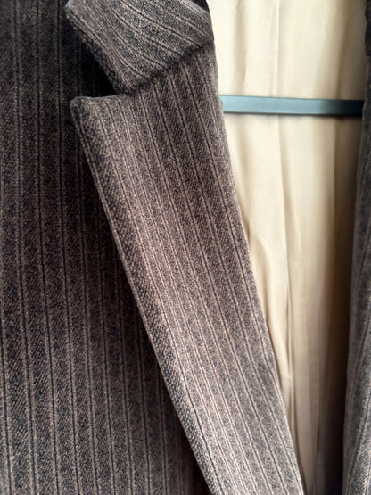 Velvet Brown Double-Breasted Blazer — additional view 10