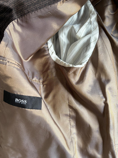 Velvet Brown Double-Breasted Blazer — additional view 8