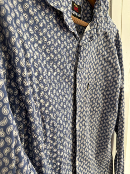 Vintage Paisley Print Men's Shirt — additional view 9