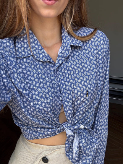 Vintage Paisley Print Men's Shirt