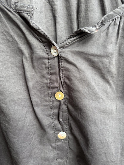 Grey Sheer Blouse With Mother Of Pearl Buttons — additional view 10