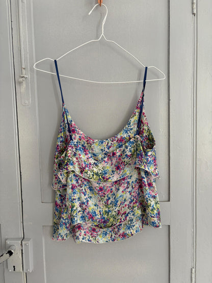 Vintage Guess Floral Camisole Top - Italian Boho Blouse