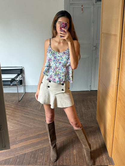 Vintage Guess Floral Camisole Top - Italian Boho Blouse