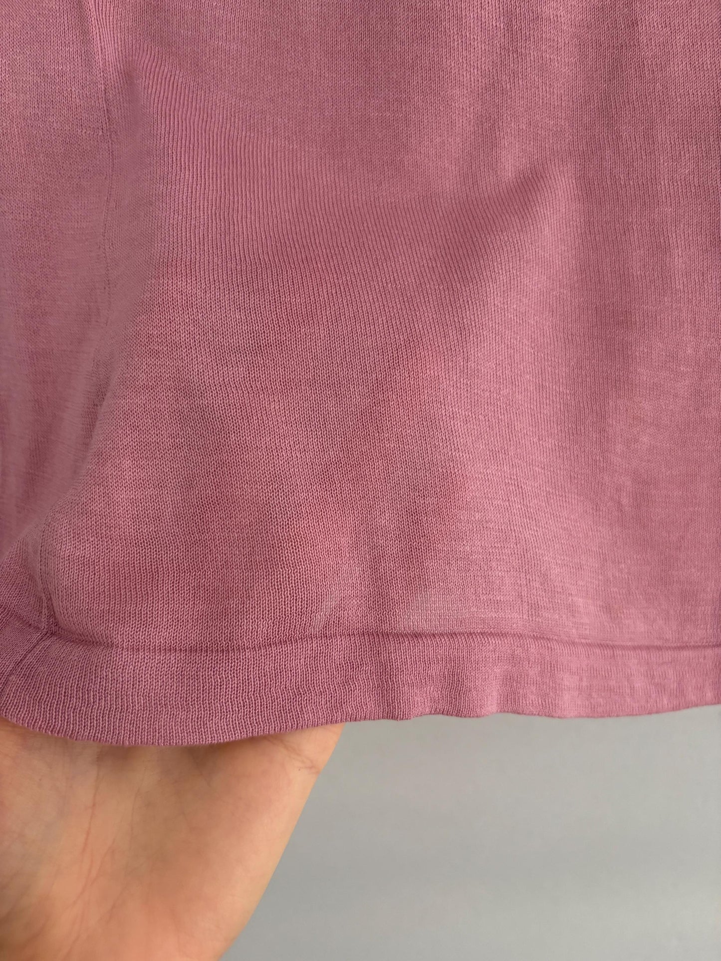 Vintage Cotton Scoop Neck Camisole | Soft Pink | 100% Cotton