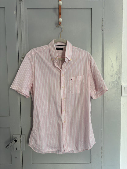 Vintage Striped Tommy Hilfiger Button-Down Shirt — additional view 5