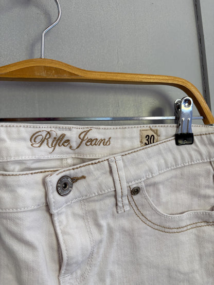 Vintage Y2K White Denim Mini Skirt — additional view 9