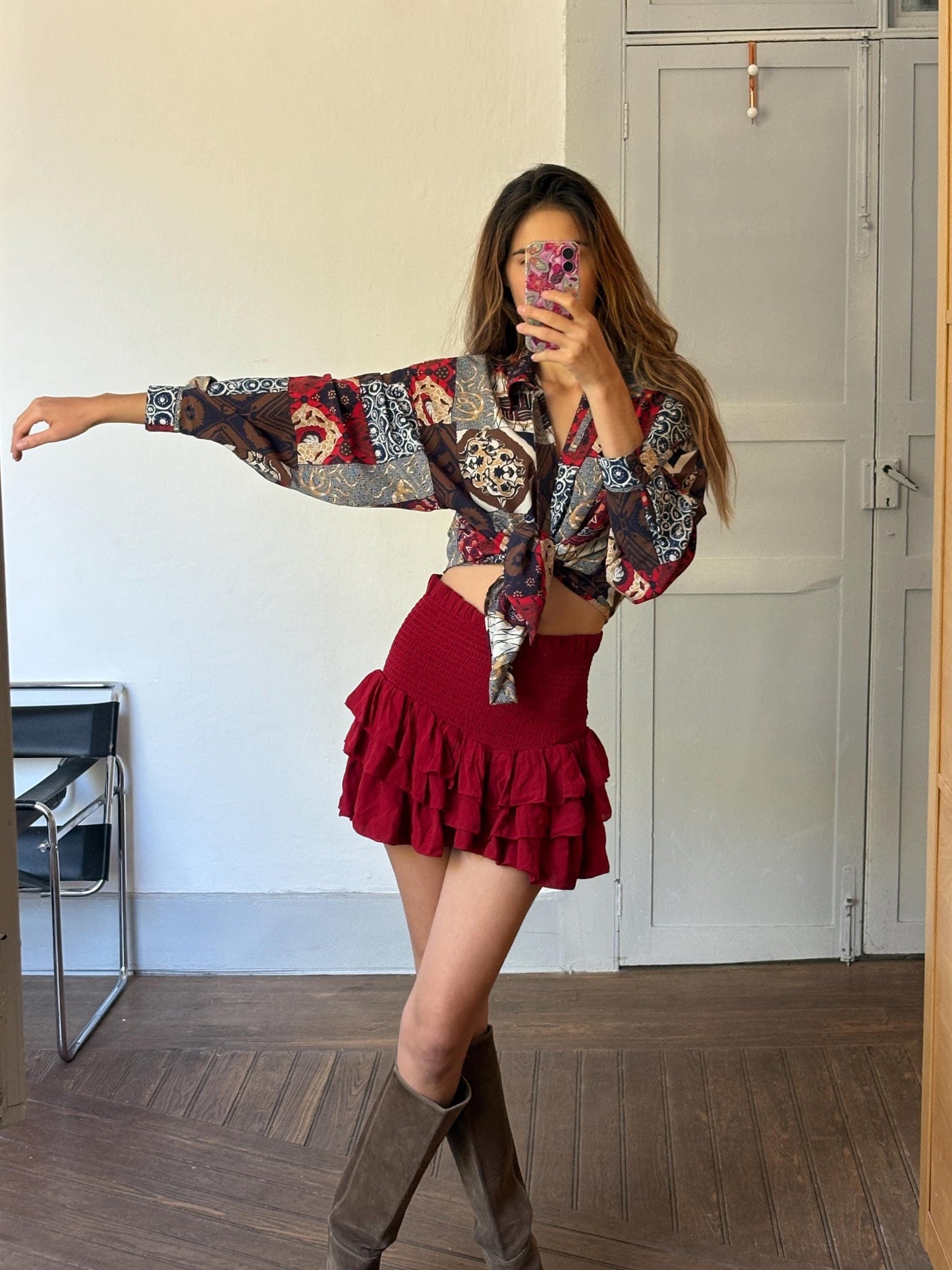 colourful abstract vintage wear