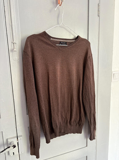 Vintage Brown Cashmere Blend Jumper — additional view 8