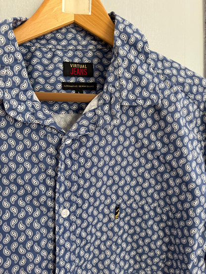 Vintage Paisley Print Men's Shirt — additional view 8