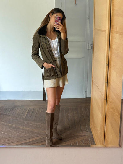 Moss Green Parka - Vintage Luxury Designer — additional view 5