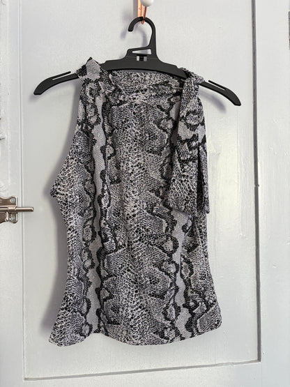 Vintage Glitter Snake Print Tank Top — additional view 7