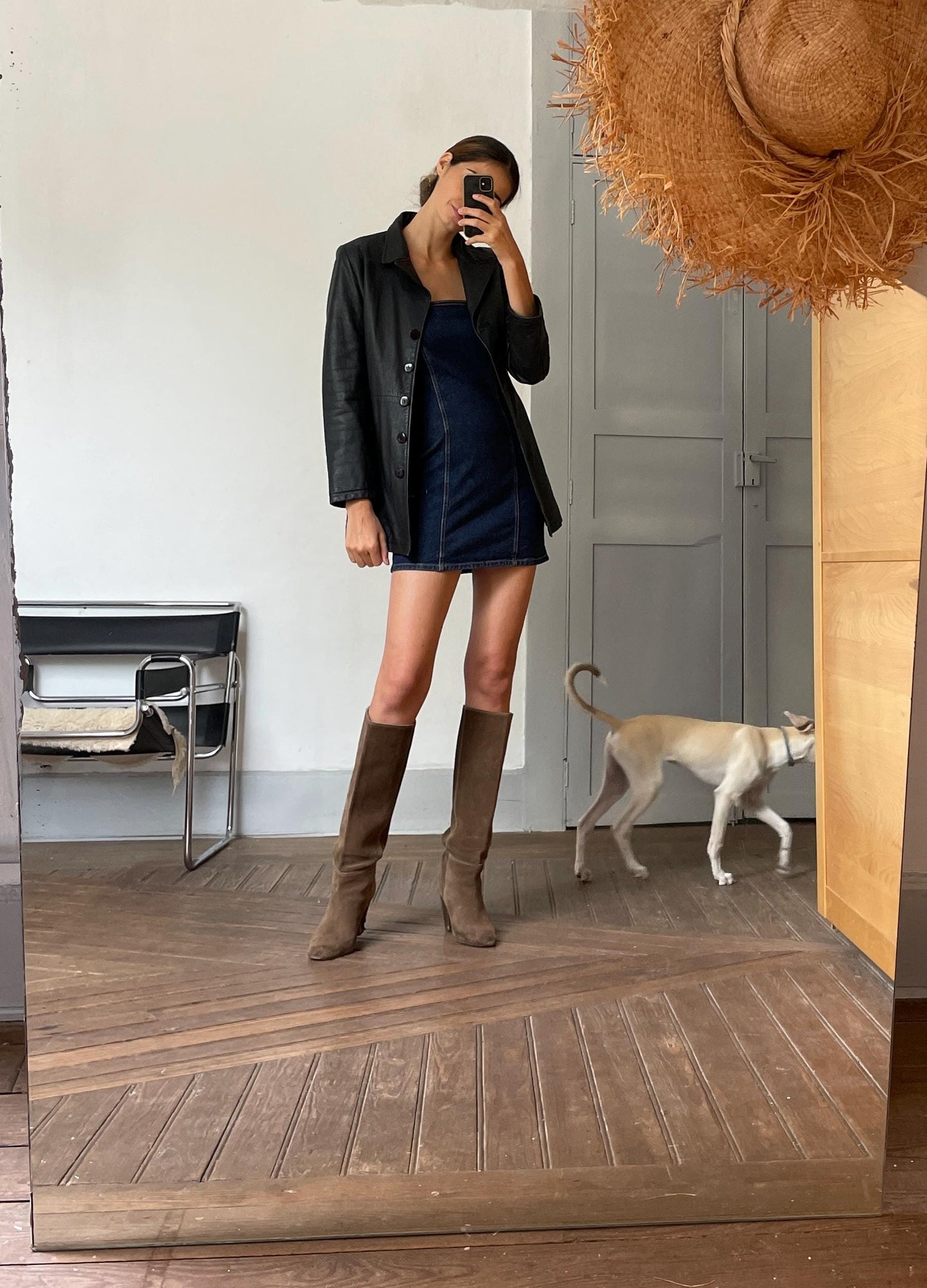 Vintage Italian Black Leather Jacket – Vera Pelle