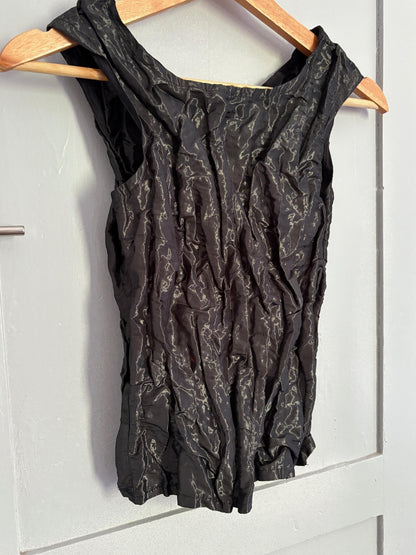 Chic Black Textured Camisole — additional view 9