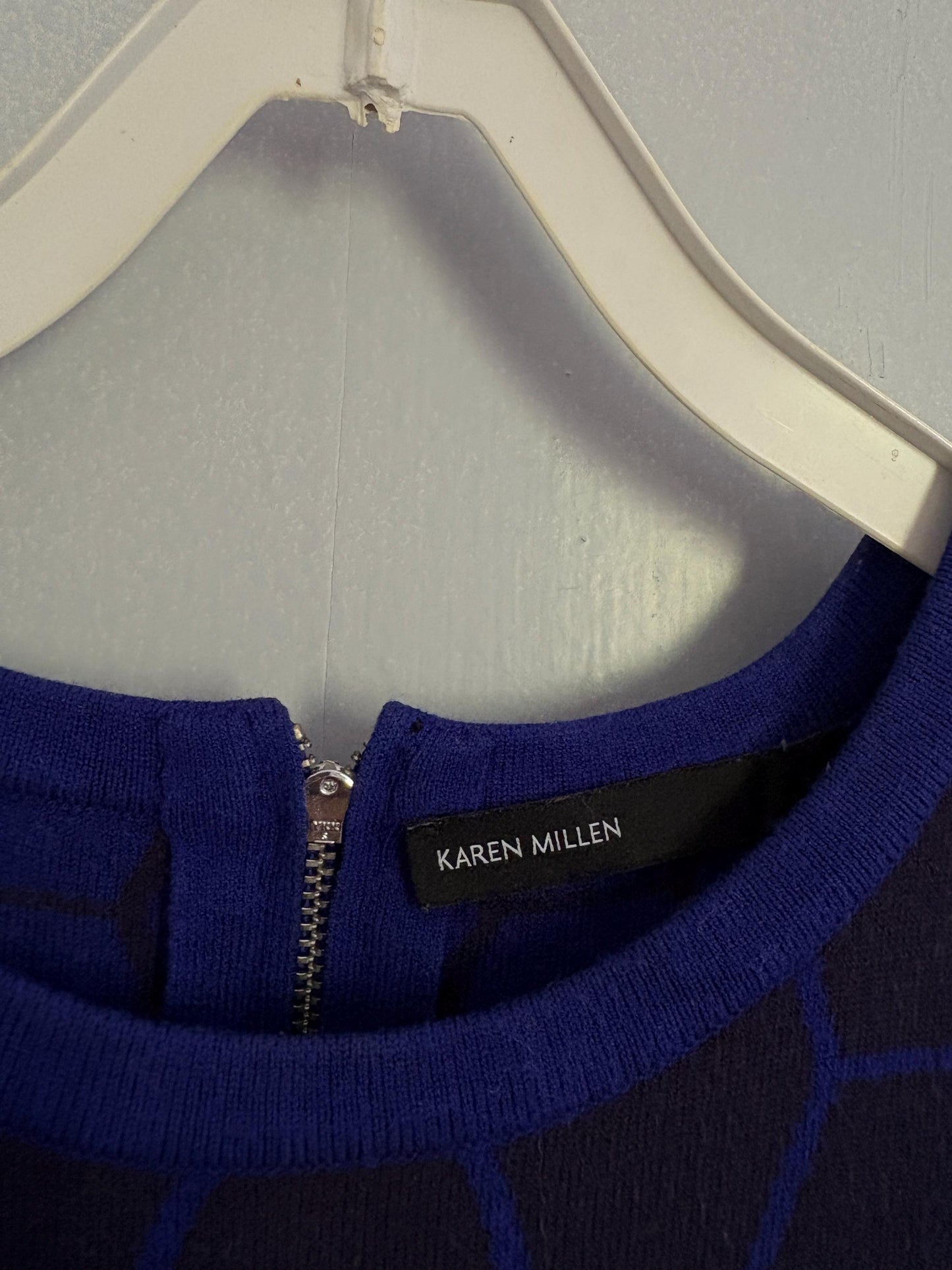 Vintage Karen Millen Sleeveless Knit Dress – Size L/XL